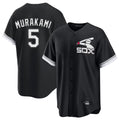 BIPIHUC C.White Sox #5 Munetaka Murakami Player Black Spring Training Game Stitched Jerseys