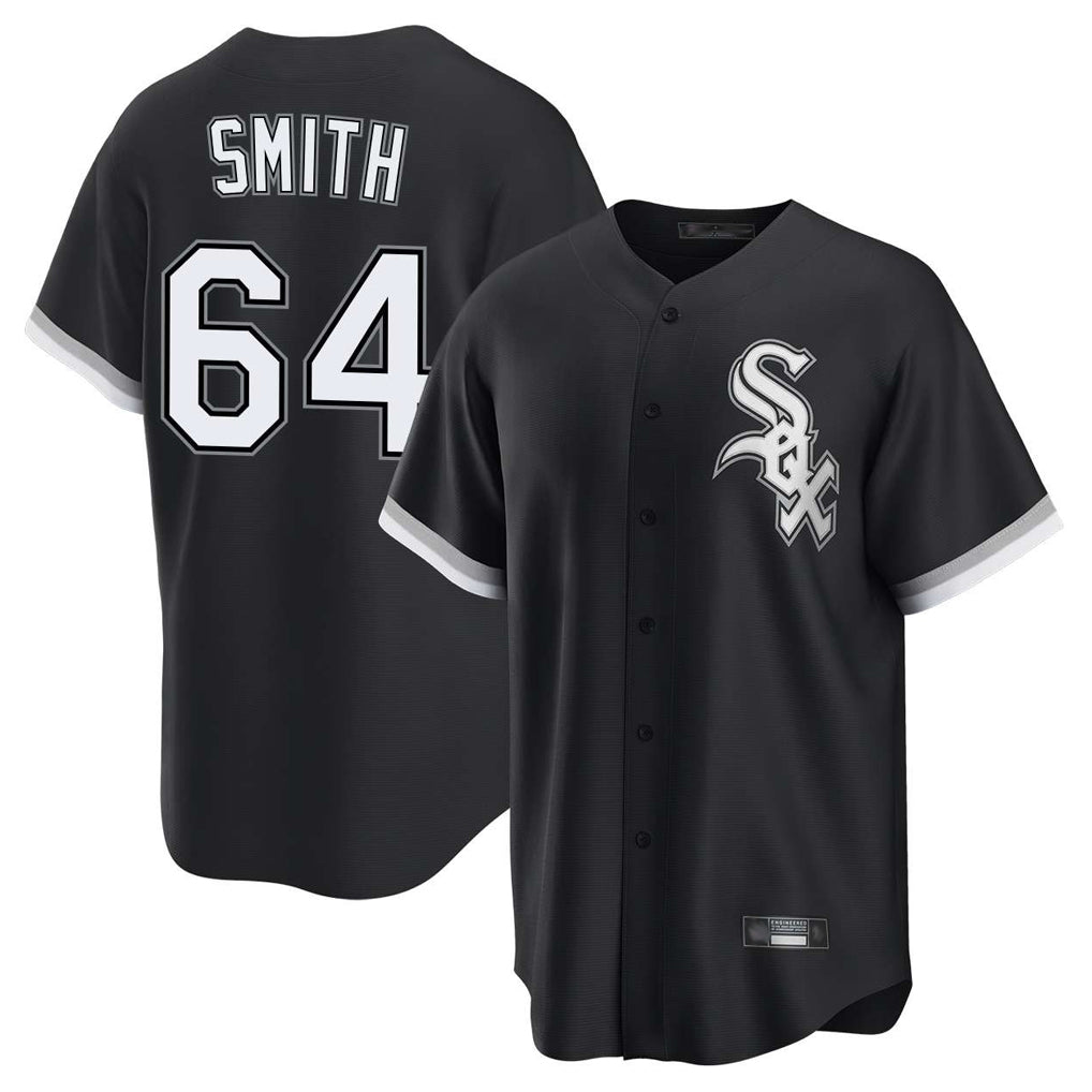 BIPIHUC C.White Sox #64 Shane Smith Player Black City Connect Limited Home Stitched Jersey
