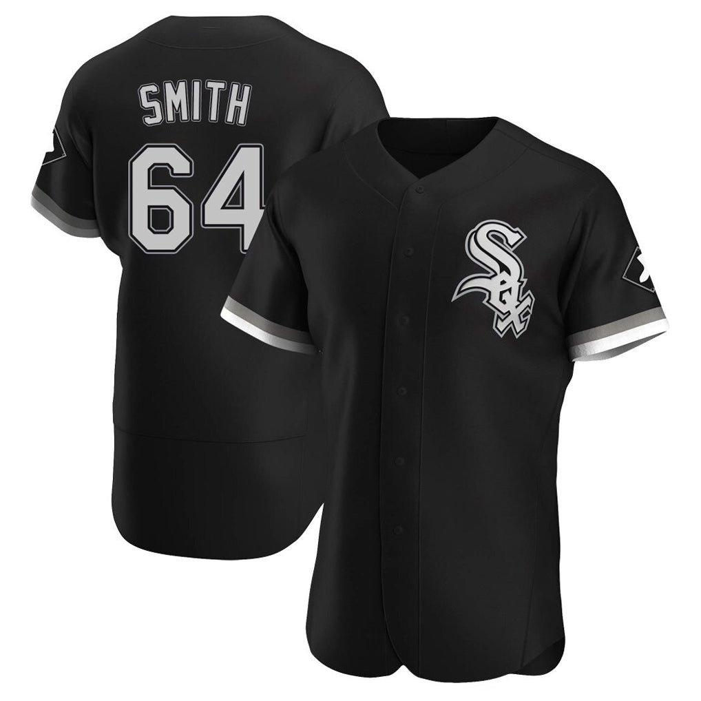 BIPIHUC C.White Sox #64 Shane Smith Player Black Limited Elite Home Stitched Jerseys