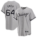 BIPIHUC C.White Sox #64 Shane Smith Player Gray Home Game Stitched Jerseys