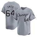 BIPIHUC C.White Sox #64 Shane Smith Player Gray Road Limited Home Stitched Jerseys