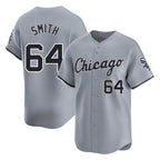 BIPIHUC C.White Sox #64 Shane Smith Player Gray Road Limited Home Stitched Jerseys