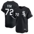 BIPIHUC C.White Sox #72 Carlton Fisk Player Black Limited Home Stitched Jerseys