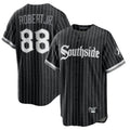 BIPIHUC C.White Sox #88 Luis Robert Jr Player Black City Connect Home Game Stitched Jerseys