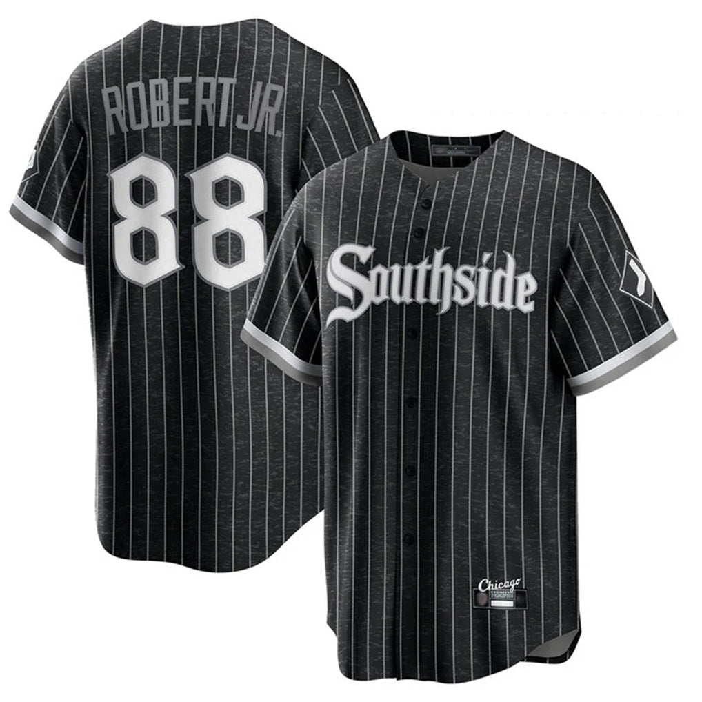 BIPIHUC C.White Sox #88 Luis Robert Jr Player Black City Connect Home Game Stitched Jerseys