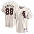 BIPIHUC C.White Sox #88 Luis Robert Jr Player Cream Cooperstown Collection Limited Home Stitched Jerseys