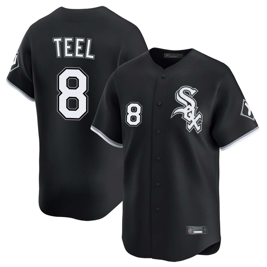 BIPIHUC C.White Sox #8 Kyle Teel Player Black Limited Home Stitched Jerseys