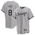 BIPIHUC C.White Sox #8 Kyle Teel Player Gray Home Game Stitched Jerseys