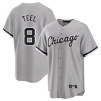 BIPIHUC C.White Sox #8 Kyle Teel Player Gray Home Game Stitched Jerseys