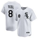 BIPIHUC C.White Sox #8 Kyle Teel Player White Stripe Limited Home Stitched Jerseys