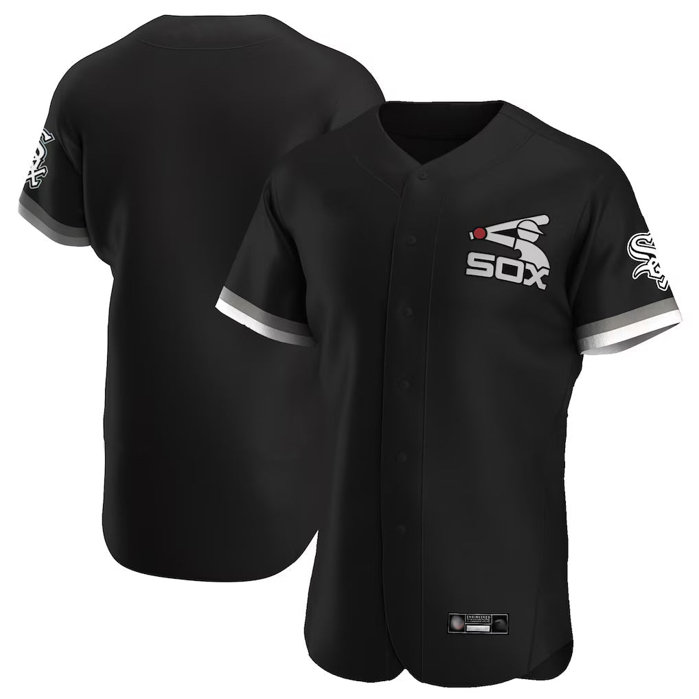 BIPIHUC C.White Sox ## White Sox Blank Player Black Limited Elite Home Game Stitched Jerseys