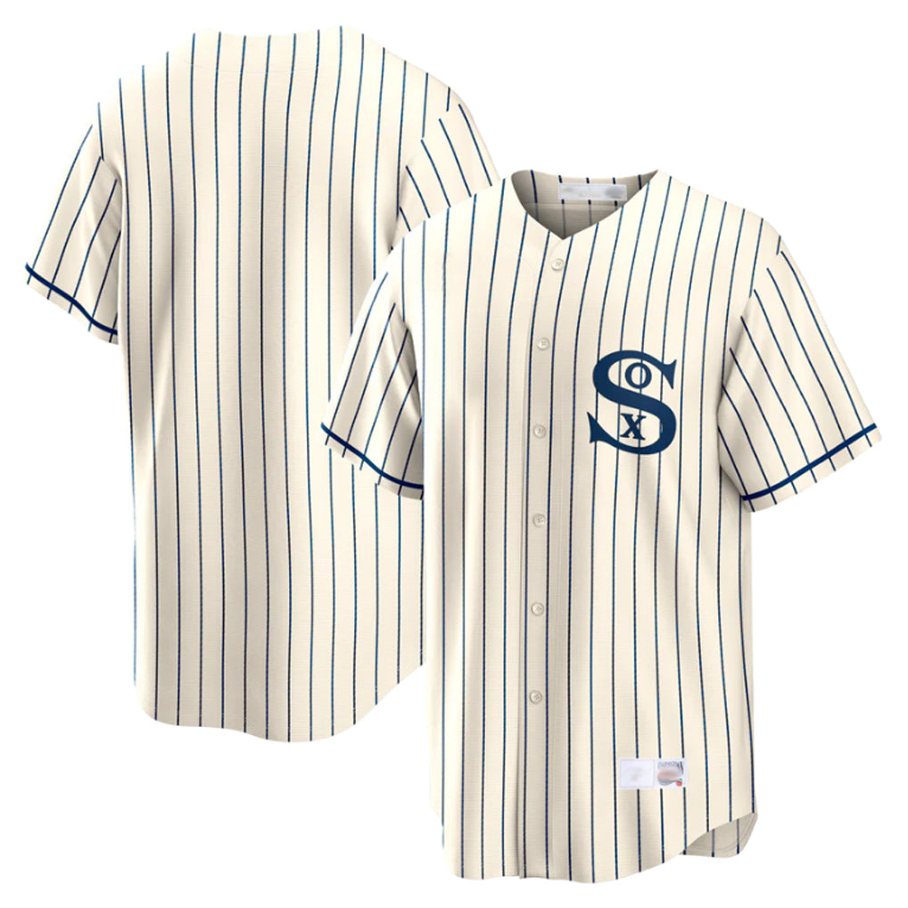 BIPIHUC C.White Sox ## White Sox Blank Player Cream Cooperstown Collection Field of Dreams Home Stitched Jerseys