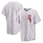 BIPIHUC C.White Sox ## White Sox Blank Player Red Stripe White Home Game Stitched Jerseys