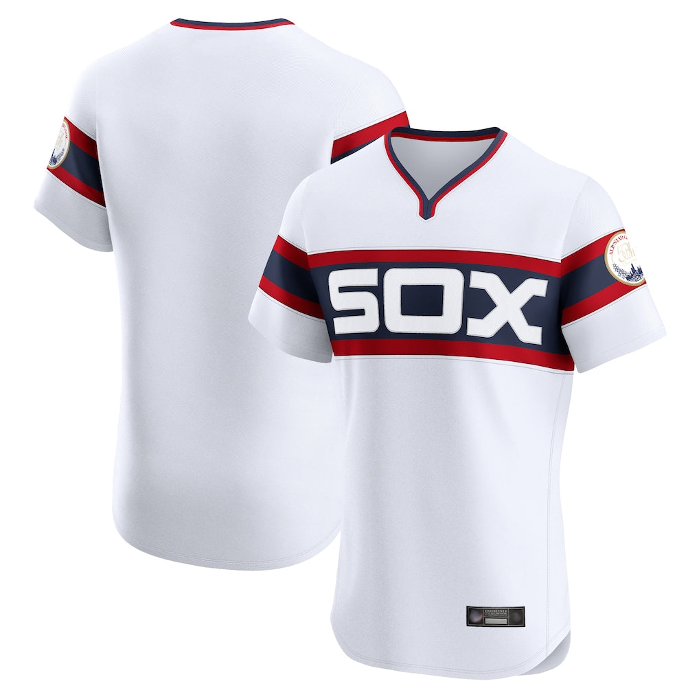 BIPIHUC C.White Sox ## White Sox Blank Player White T-shirt Limtied Elite Home Stitched Jerseys