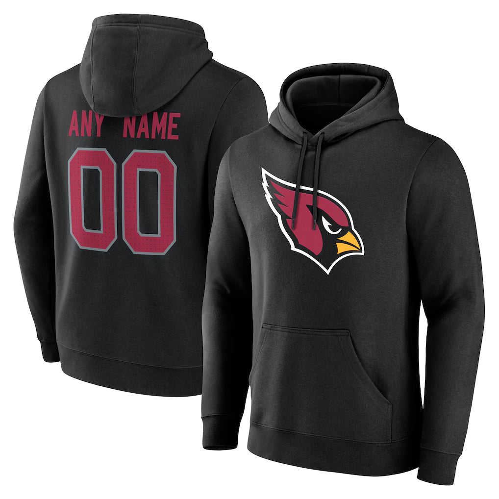 BIPIHUC Custom A.Cardinals Black Salute to Service Pullover Hoodies Any Name & Numbers Stitched Jerseys