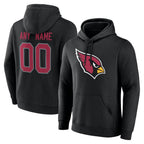 BIPIHUC Custom A.Cardinals Black Salute to Service Pullover Hoodies Any Name & Numbers Stitched Jerseys