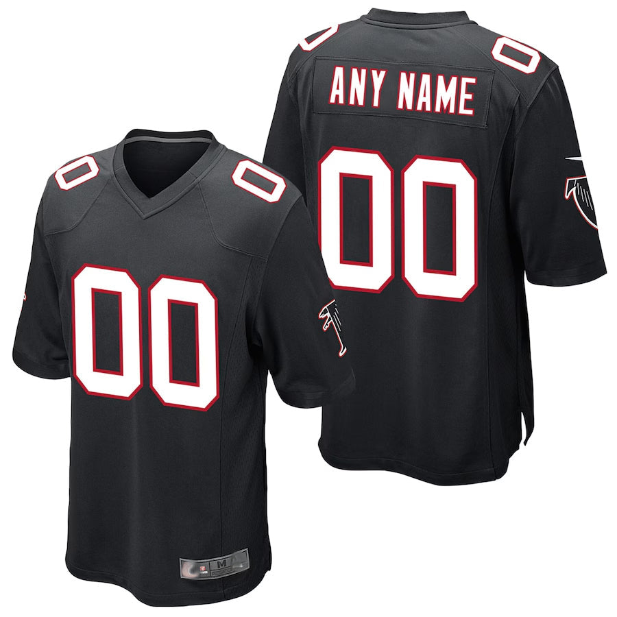 BIPIHUC Custom A.Falcons Black Alternate Game Stitched Jerseys