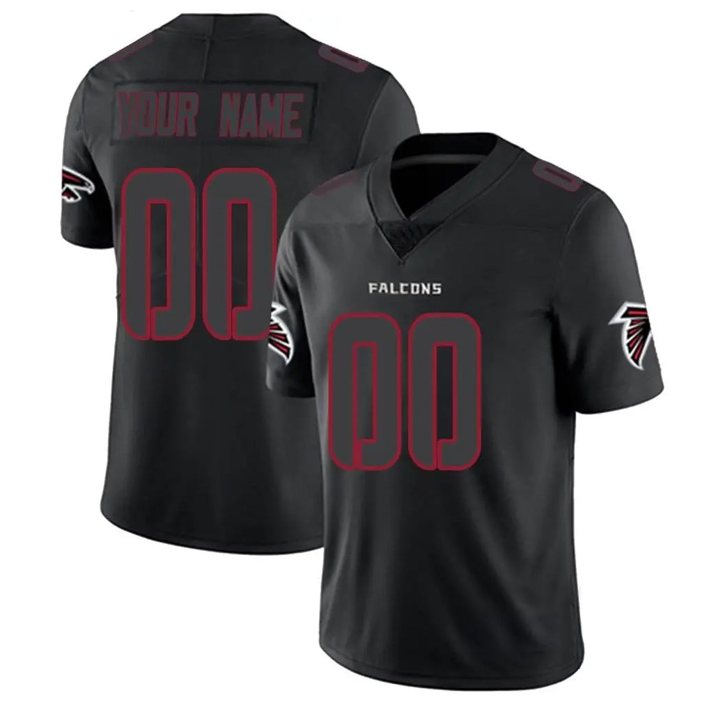 BIPIHUC Custom A.Falcons Black Limited Elite Home Game Any Name & Numbers Stitched Jerseys