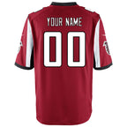 BIPIHUC Custom A.Falcons Red Game Stitched Jerseys