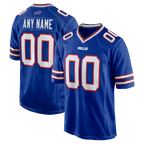 BIPIHUC Custom B.Bills Royal Royal Game Stitched Jerseys