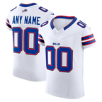 BIPIHUC Custom B.Bills White Vapor F.U.S.E. Elite Stitched Jerseys