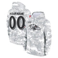 BIPIHUC Custom B.Ravens Black Pullover Hoodie Any Name & Numbers Stitched Jerseys
