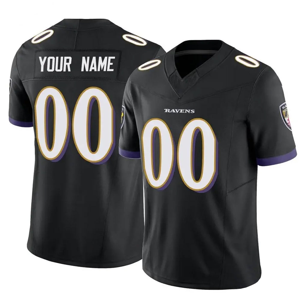 BIPIHUC Custom B.Ravens Black Vapor F.U.S.E. Limited Game Any Name & Numbers Stitched Jerseys