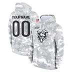 BIPIHUC Custom C.Bears Arctic Camo Salute to Service Pullover Hoodies Limited Any Name & Numbers Stitched Jerseys
