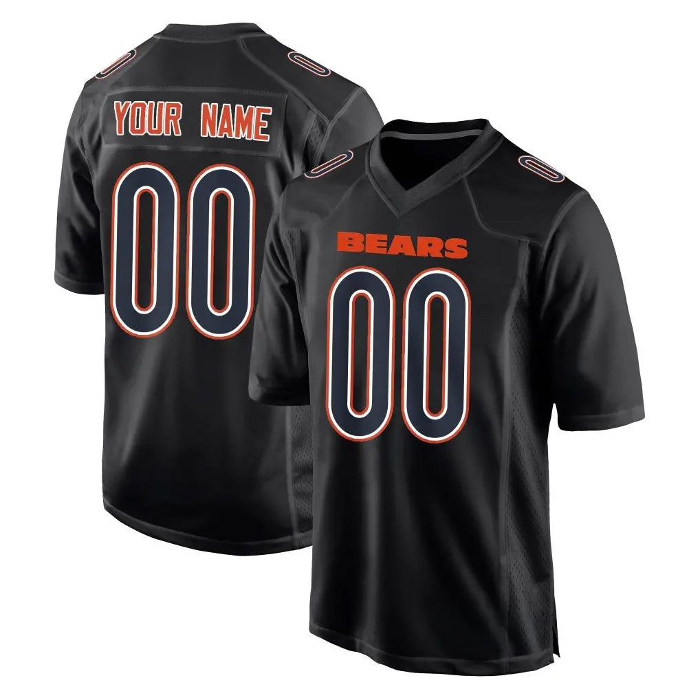 BIPIHUC Custom C.Bears Carbon Black Fashion Game Any Name & Numbers Stitched Jerseys