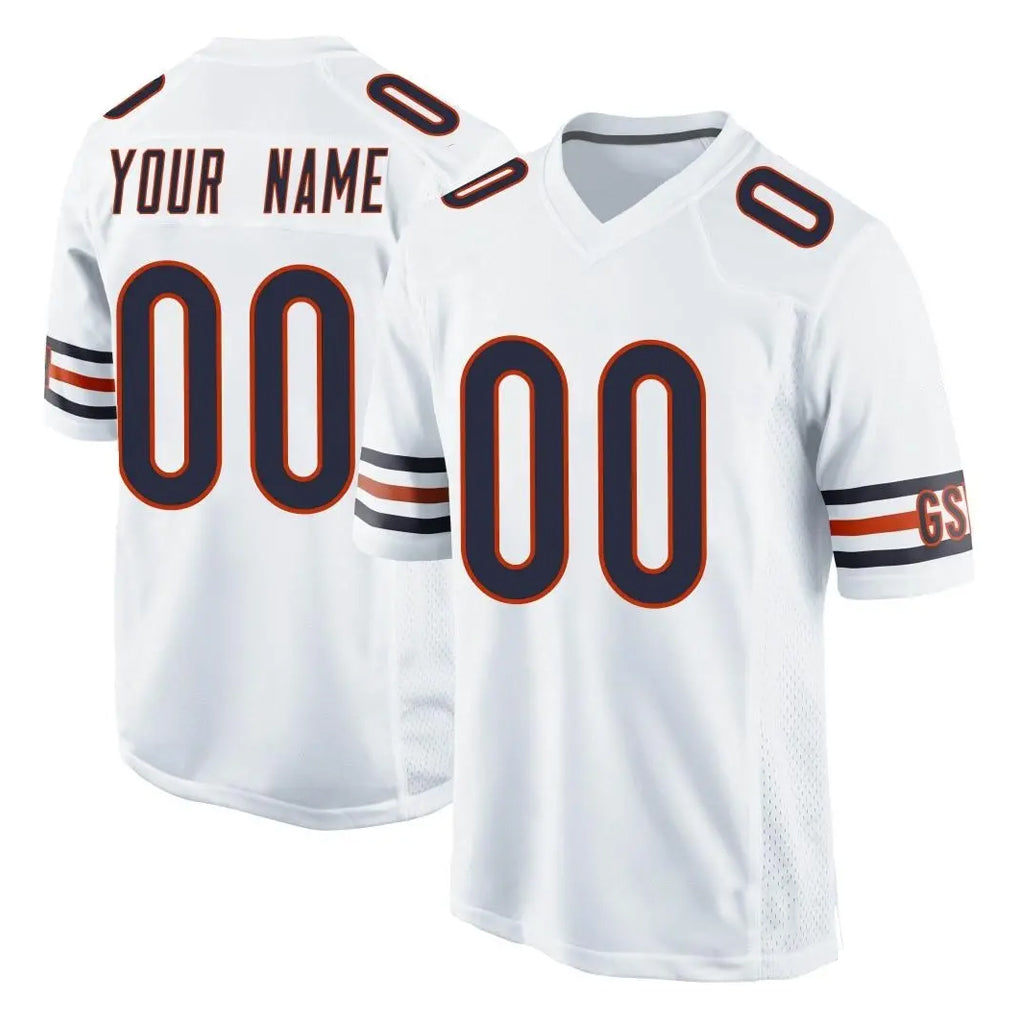 BIPIHUC Custom C.Bears White Home Game Any Name & Numbers Stitched Jerseys