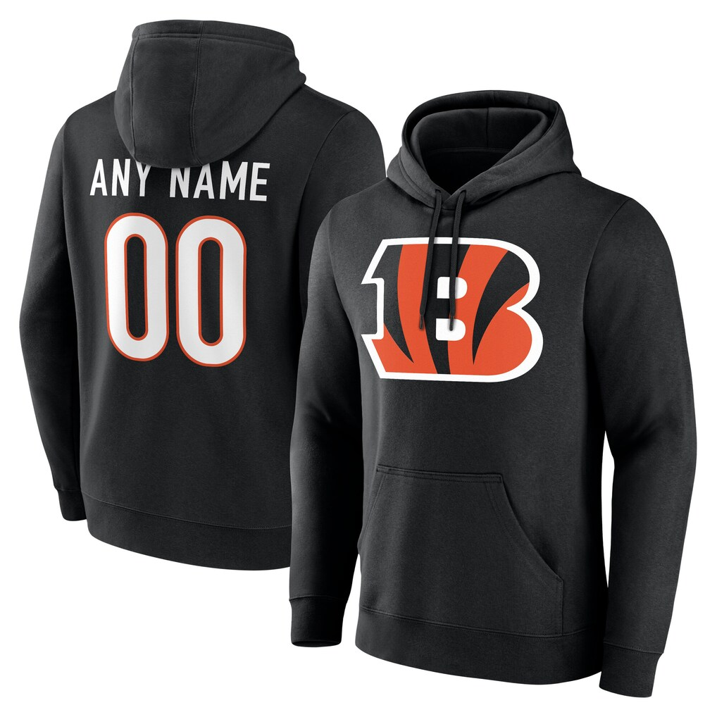 BIPIHUC Custom C.Bengals Black Big & Tall Team Authentic Custom Hoodie Stitched Jerseys