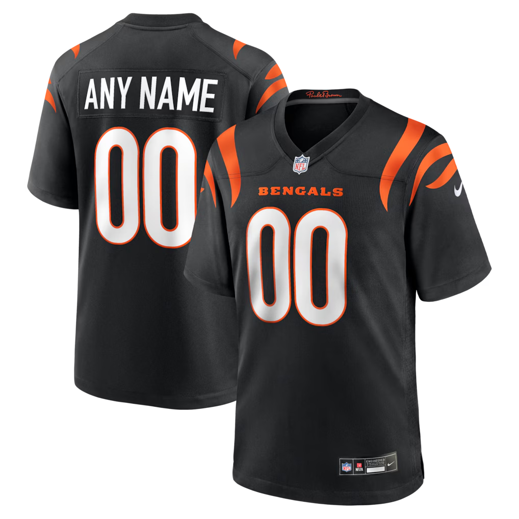BIPIHUC Custom C.Bengals Black Game Stitched Jerseys