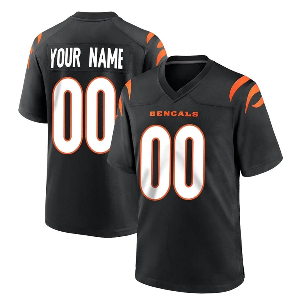 BIPIHUC Custom C.Bengals Black Home Game Any Name & Numbers Stitched Jerseys
