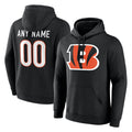 BIPIHUC Custom C.Bengals Black Long Sleeve Hoodie Any Name & Numbers Stitched Jerseys