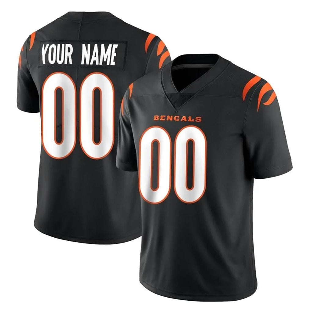 BIPIHUC Custom C.Bengals Black Vapor Untouchable Limited Home Game Any Name & Numbers Stitched Jerseys