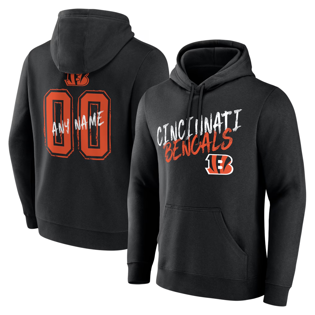 BIPIHUC Custom C.Bengals Gray Big & Tall Team Authentic Custom Hoodie Stitched Jerseys