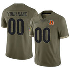 BIPIHUC Custom C.Bengals Olive Salute to Service Limited Game Any Name & Numbers Stitched Jerseys