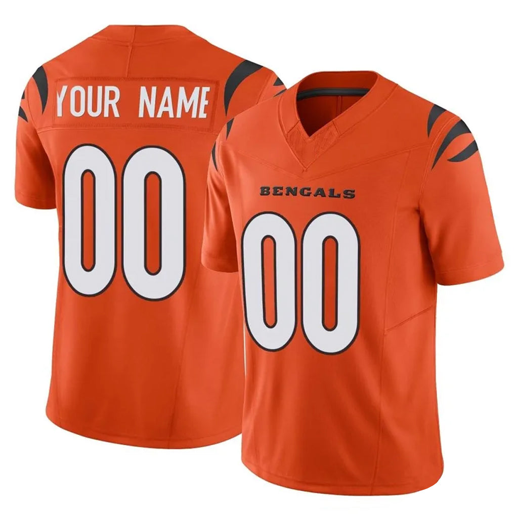 BIPIHUC Custom C.Bengals Orange Vapor F.U.S.E. Limited Home Game Any Name & Numbers Stitched Jerseys