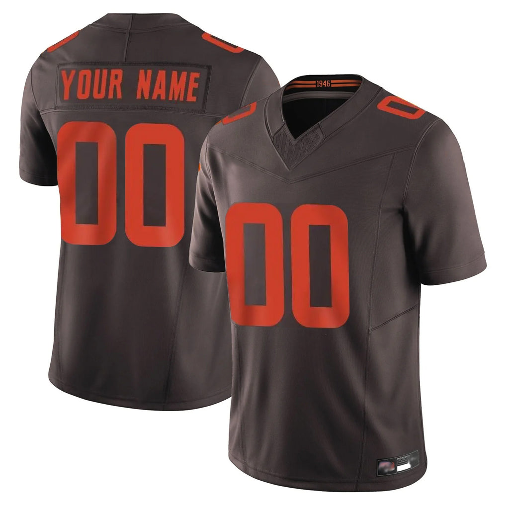 BIPIHUC Custom C.Browns Brown Limited Vapor F.U.S.E. Alternate Game Any Name & Numbers Stitched Jerseys