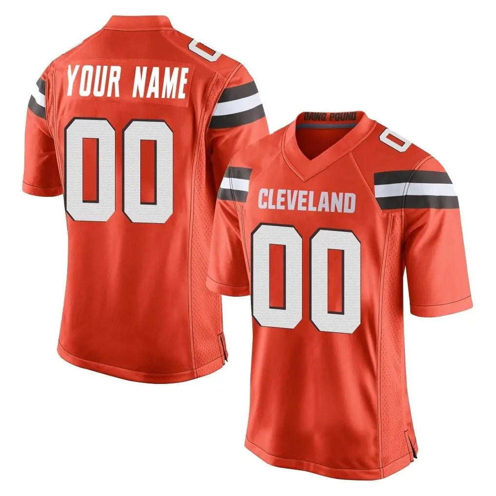 BIPIHUC Custom C.Browns Orange Vapor Limited Home Game Any Name & Numbers Stitched Jerseys