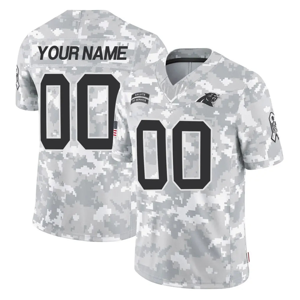 BIPIHUC Custom C.Panthers Arctic Camo Salute to Service Limited Game Any Name & Numbers Stitched Jerseys