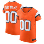 BIPIHUC Custom D.Broncos Vapor F.U.S.E. Elite Orange Stitched Jerseys