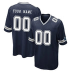 BIPIHUC Custom D.Cowboys Navy Home Game Any Name & Numbers Stitched Jerseys