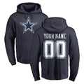 BIPIHUC Custom D.Cowboys Navy Pullover Hoodies Limited Any Name & Numbers Stitched Jerseys