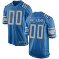 BIPIHUC Custom D.Lions Blue Replica Game Stitched Jerseys
