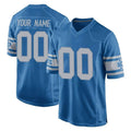 BIPIHUC Custom D.Lions Blue Vapor Untouchable Throwback Game Any Name & Numbers Stitched Jerseys