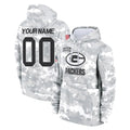 BIPIHUC Custom GB.Packers Arctic Camo Salute to Service Hoodies Limited Game Any Name & Numbers Stitched Jerseys