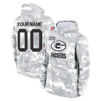 BIPIHUC Custom GB.Packers Arctic Camo Salute to Service Hoodies Limited Game Any Name & Numbers Stitched Jerseys