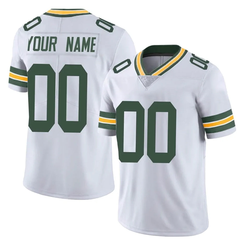 BIPIHUC Custom GB.Packers White Vapor Untouchable Limited Home Game Any Name & Numbers Stitched Jerseys
