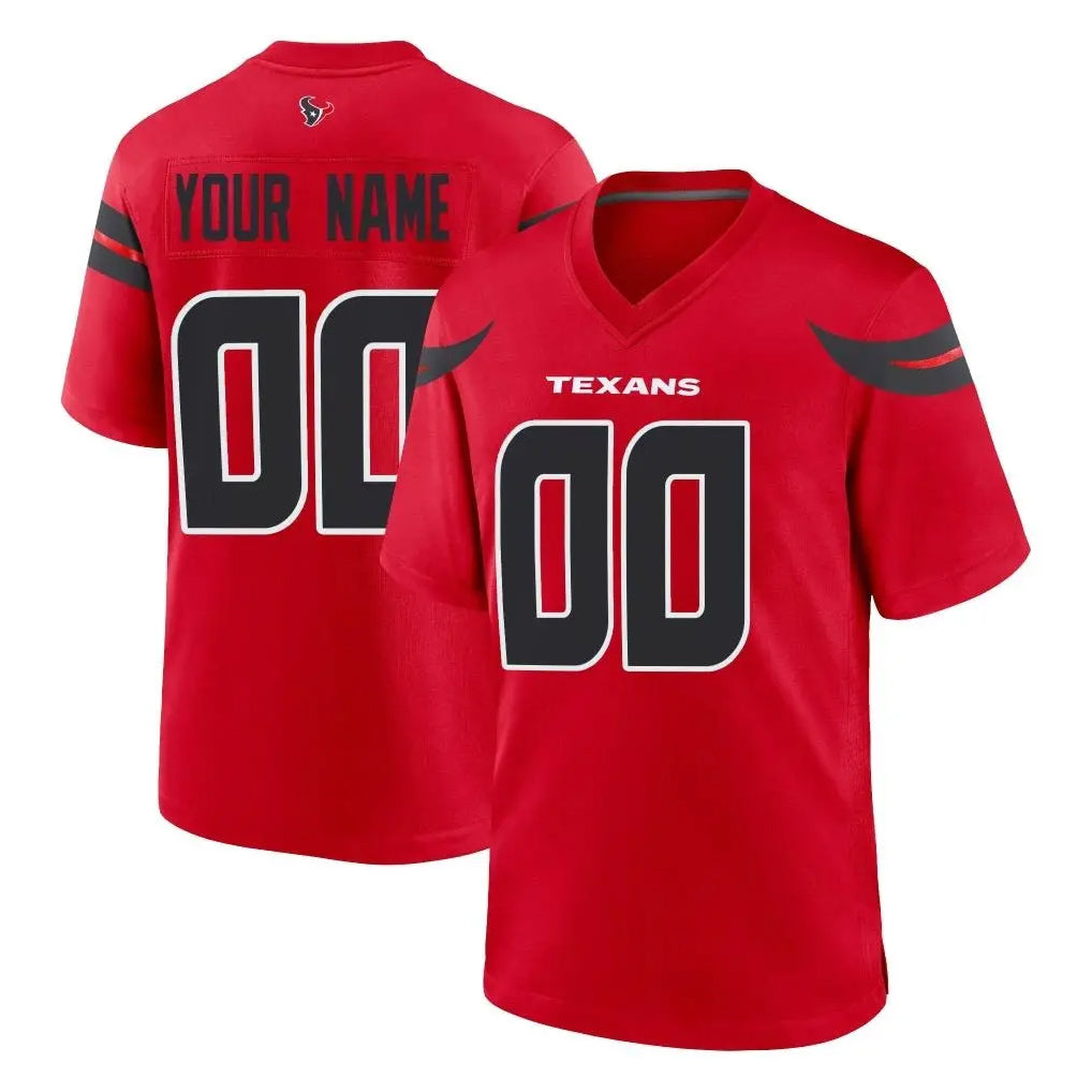 BIPIHUC Custom H.Texans Red Alternate Home Game Any Name & Numbers Stitched Jerseys